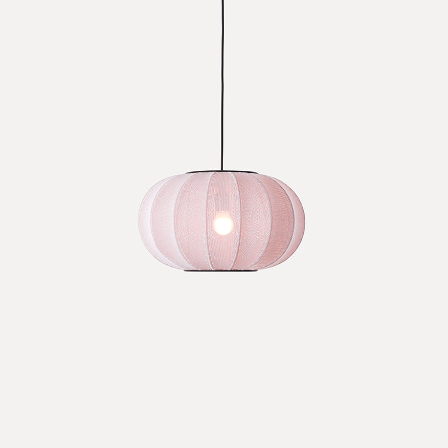 Knit-Wit 45 Oval Pendant, Light Pink