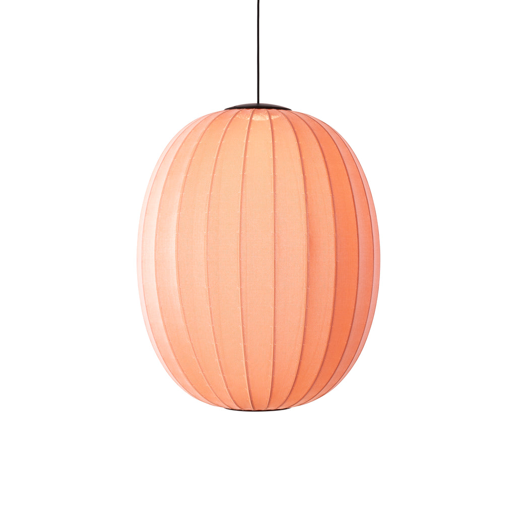 Knit-Wit 65 High Oval Pendant LED, Coral