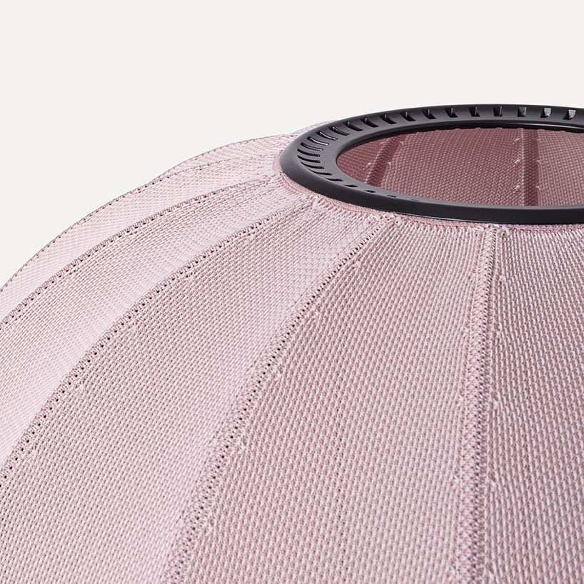 Knit-Wit 60 Round Pendant LED, Light Pink