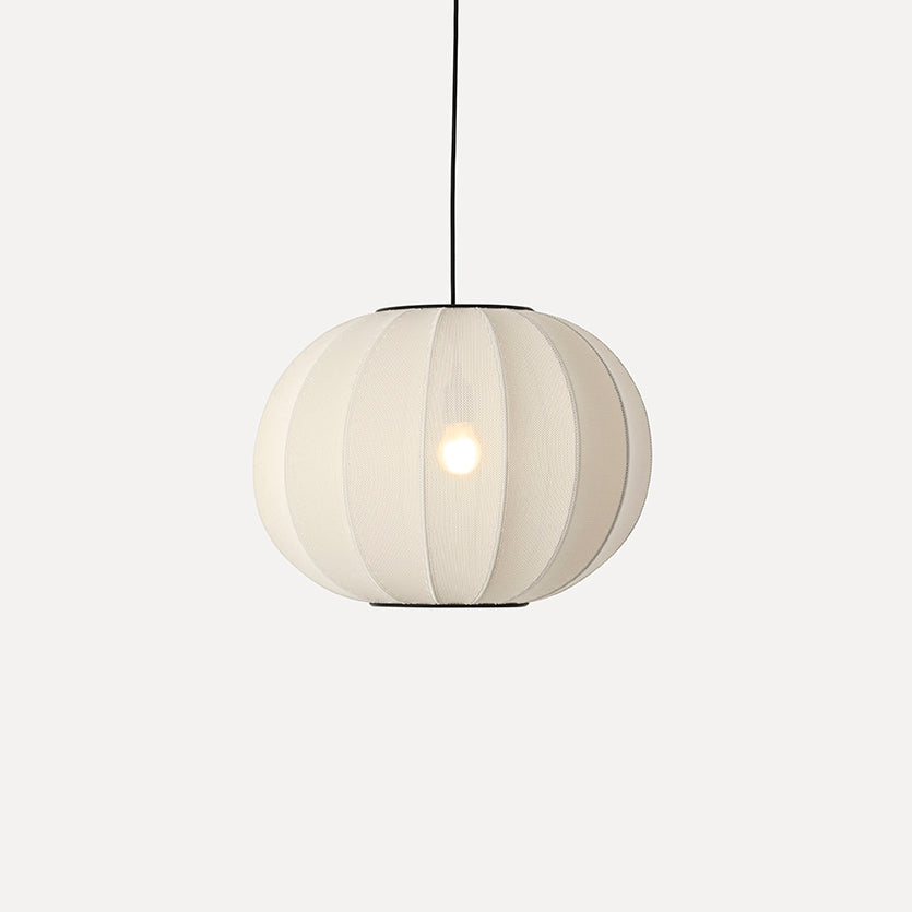 Knit-Wit 45 Round Pendant, Pearl White