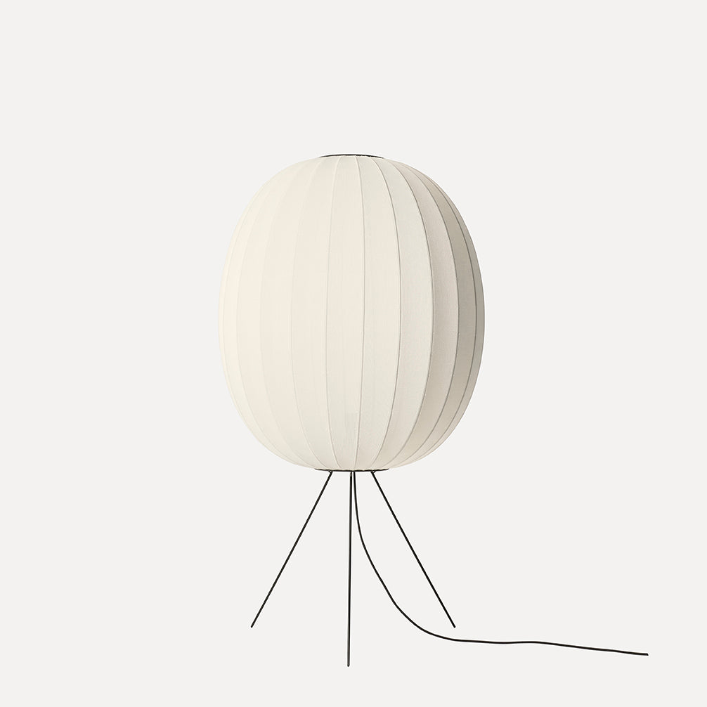 Knit-Wit 65 High Oval Floor Medium, Pearl White