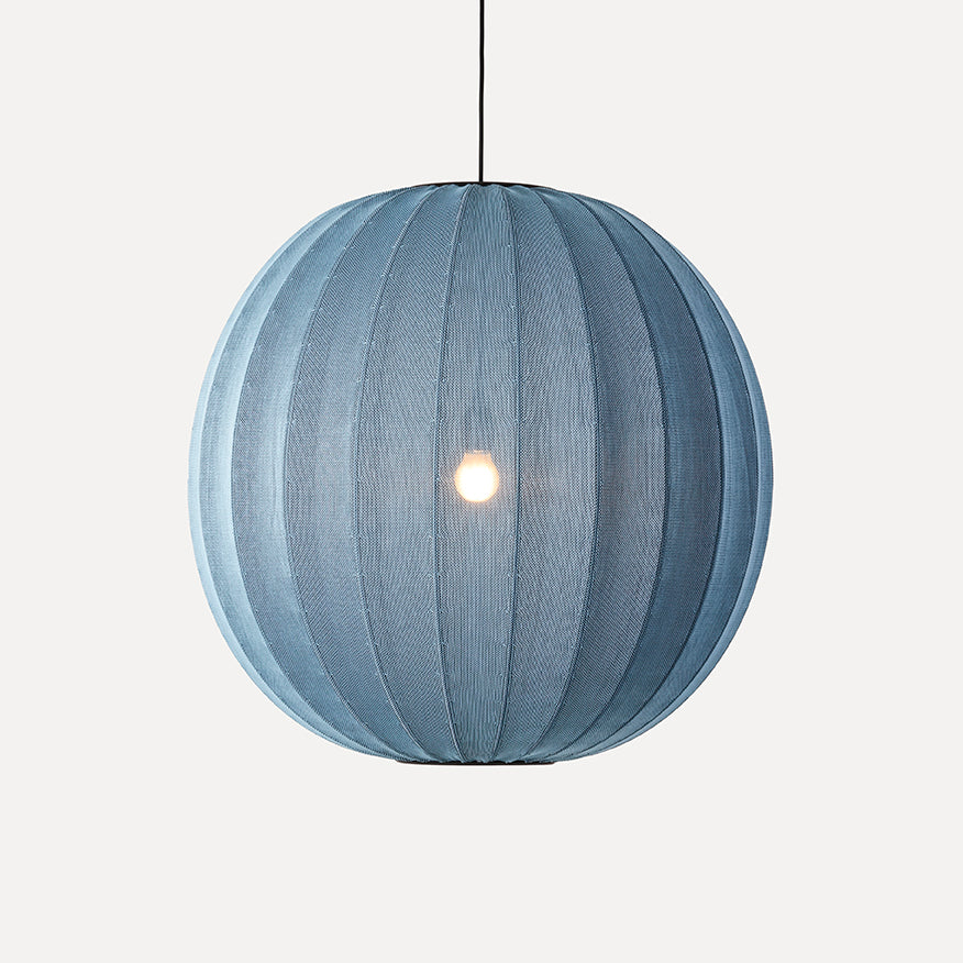 Knit-Wit 75 Round Pendant, Blue Stone