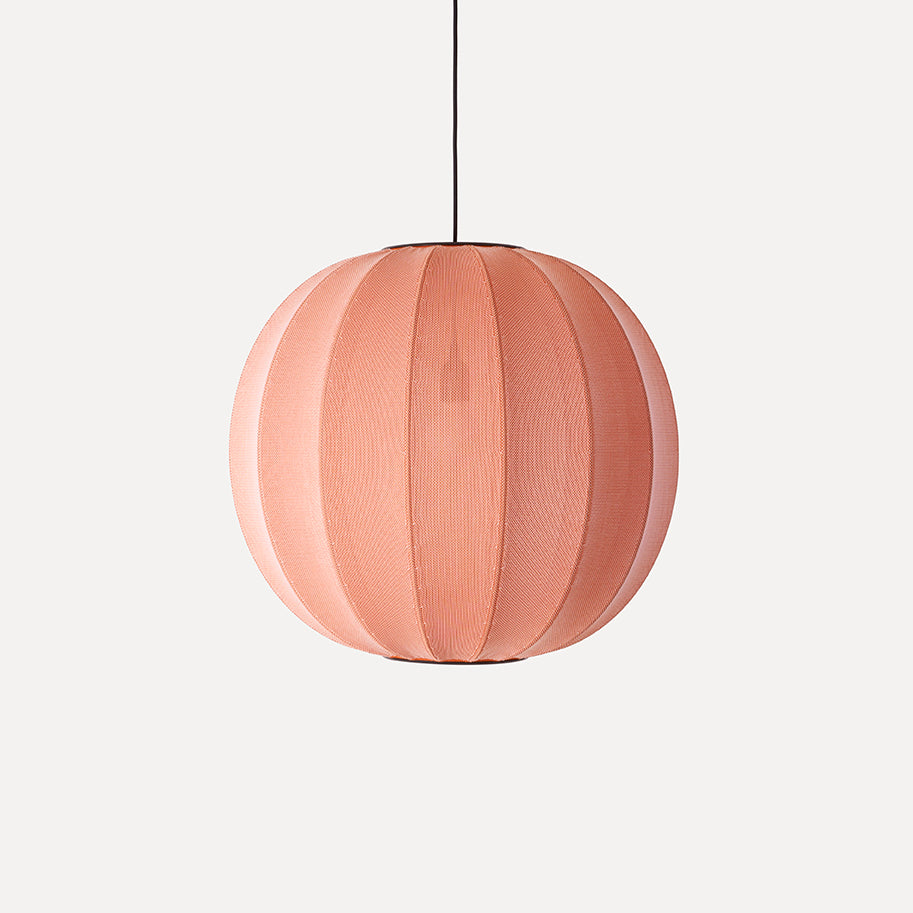 Knit-Wit 60 Round Pendant, Coral