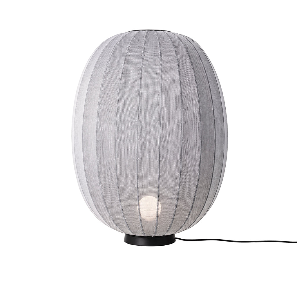 Knit-Wit 65 High Oval Floor Level, Silver