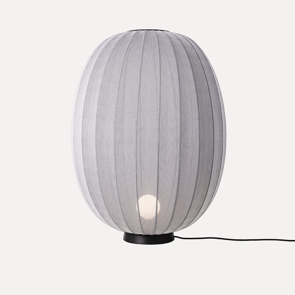 Knit-Wit 65 High Oval Floor Level, Silver