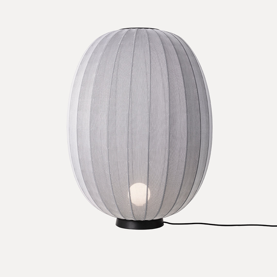 Knit-Wit 65 High Oval Floor Level, Silver