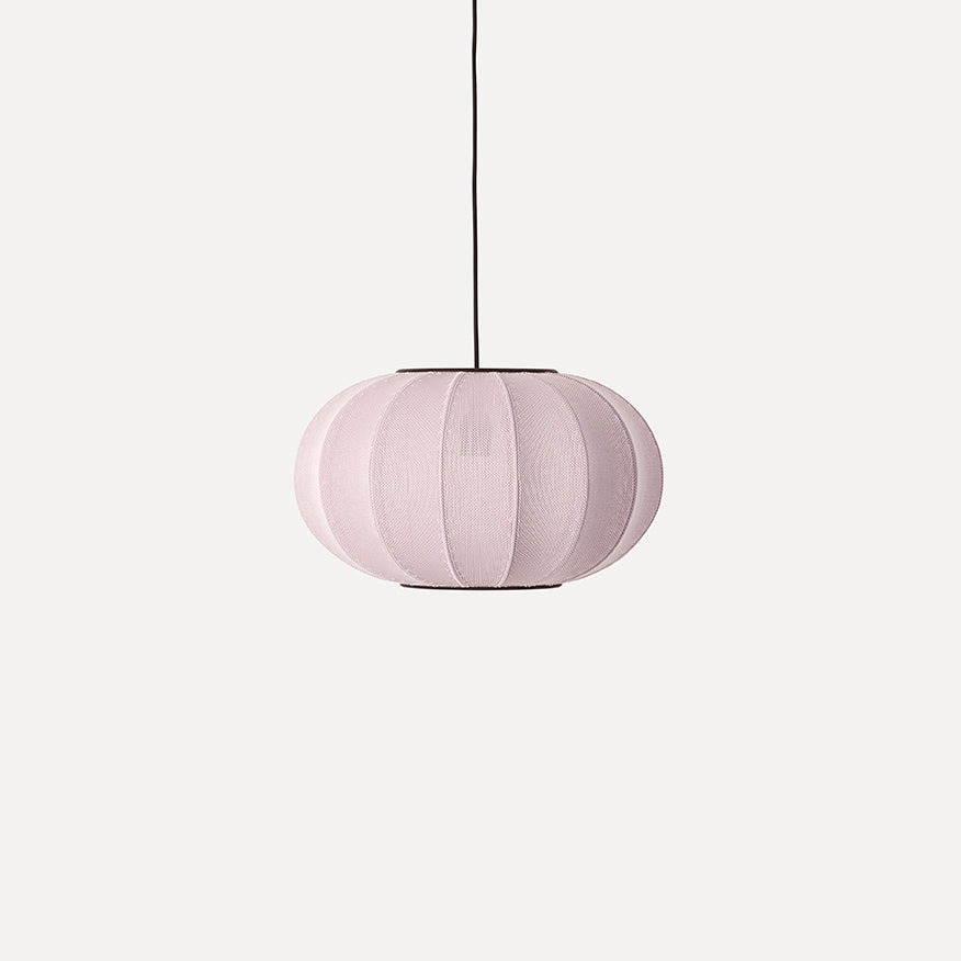 Knit-Wit 45 Oval Pendant, Light Pink