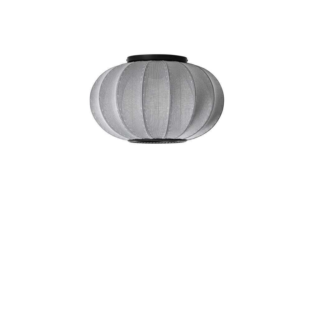 Knit-Wit 45 Oval Ceiling/Wall, Silver
