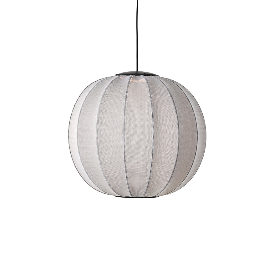 Knit-Wit 60 Round Pendant LED, Silver