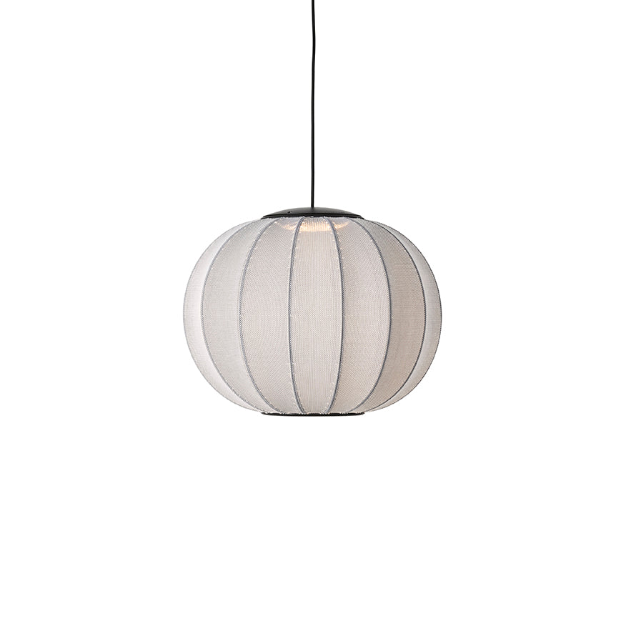 Knit-Wit 45 Round Pendant LED, Silver