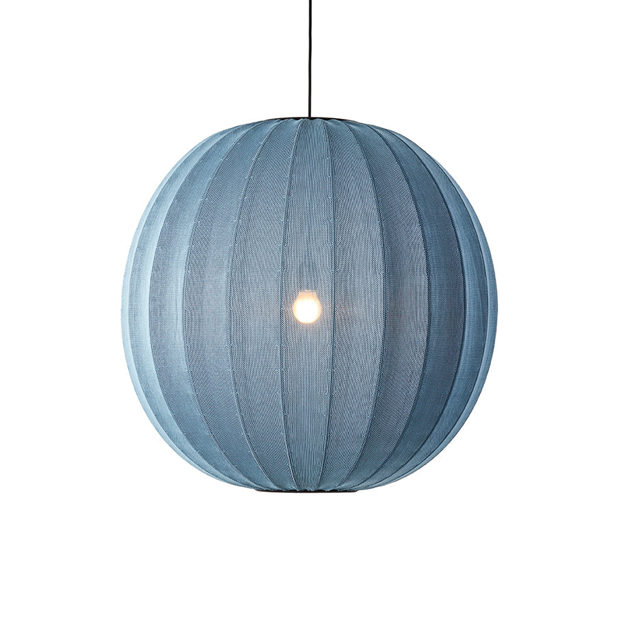 Knit-Wit 75 Round Pendant, Blue Stone