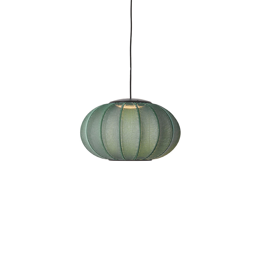 Knit-Wit 45 Oval Pendant LED, Tweed Green