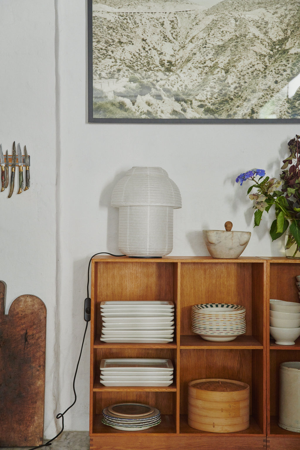 Papier Ø30 Double Table , White