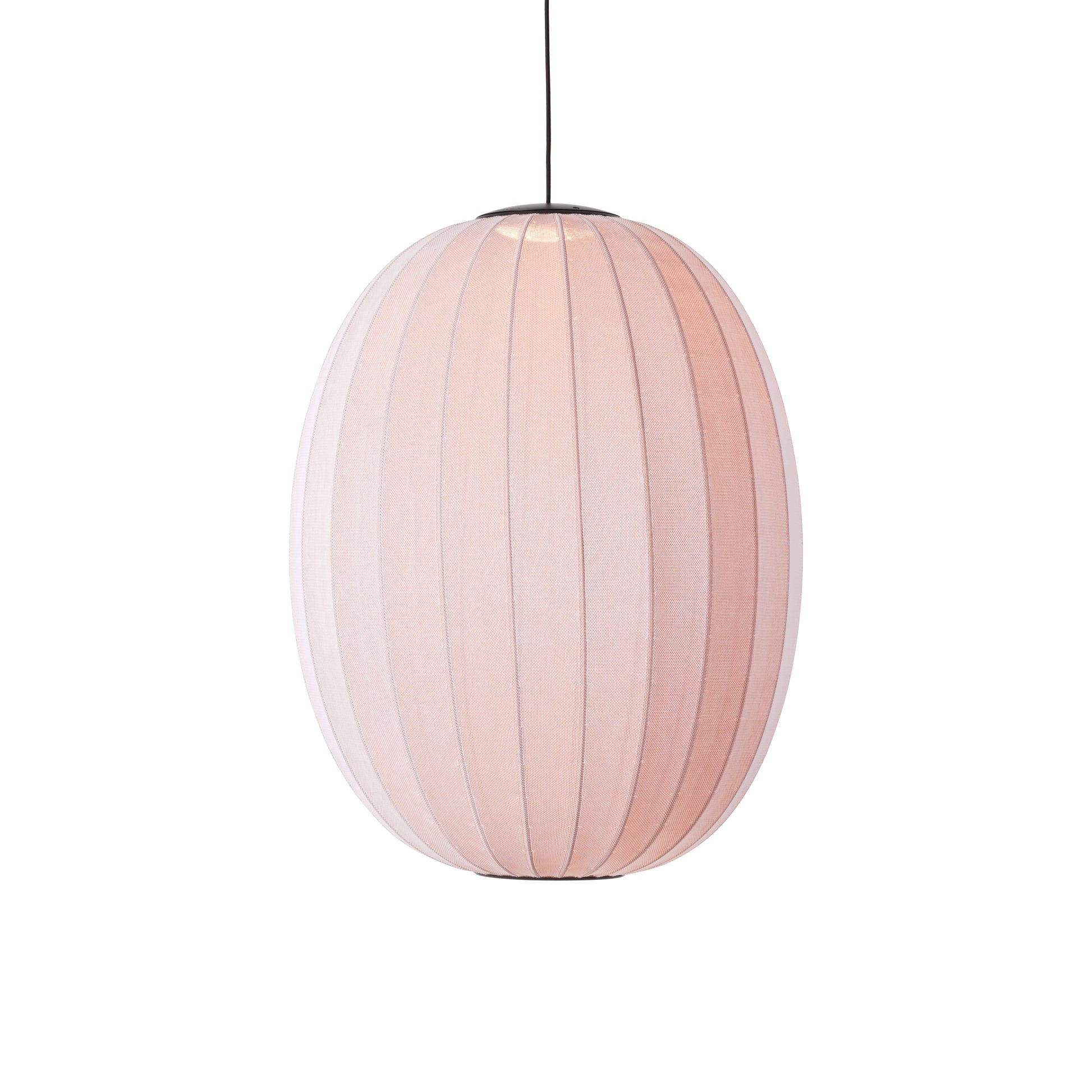 Knit-Wit 65 High Oval Pendant LED, Sand Stone