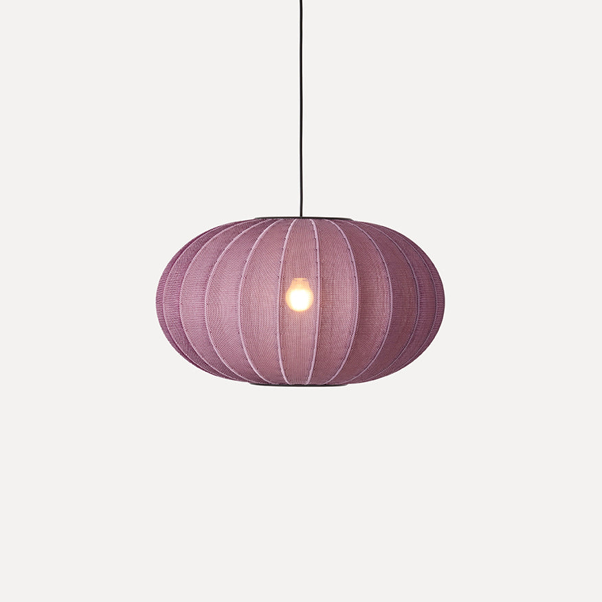 Knit-Wit 57 Oval Pendant, Burgundy