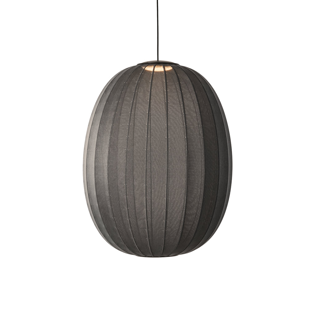 Knit-Wit 65 High Oval Pendant LED, Black
