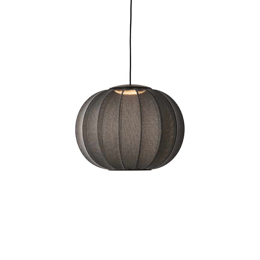 Knit-Wit 45 Round Pendant LED, Black