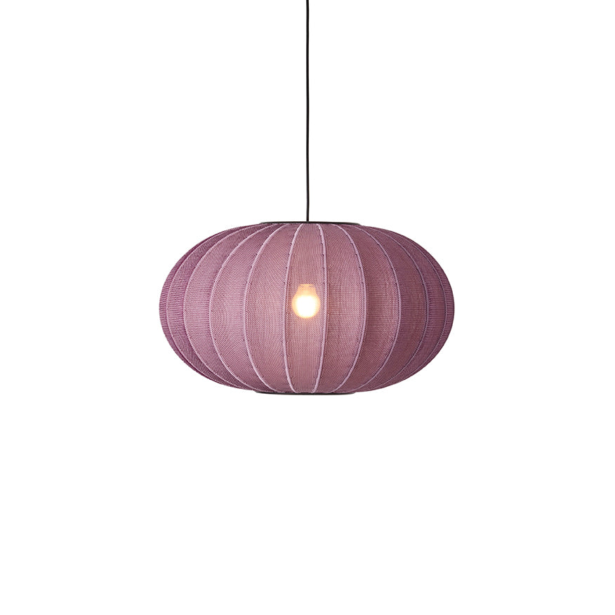 Knit-Wit 57 Oval Pendant, Burgundy