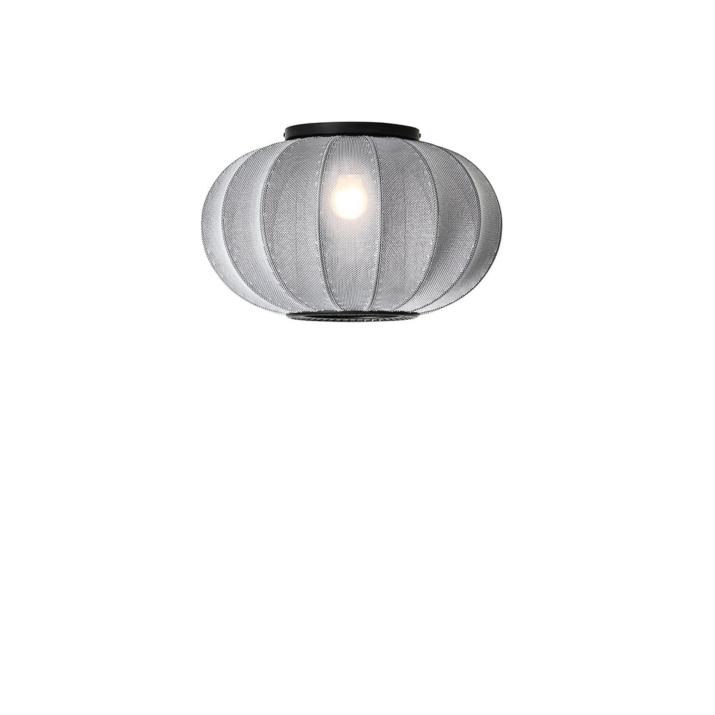 Knit-Wit 45 Oval Ceiling/Wall, Silver