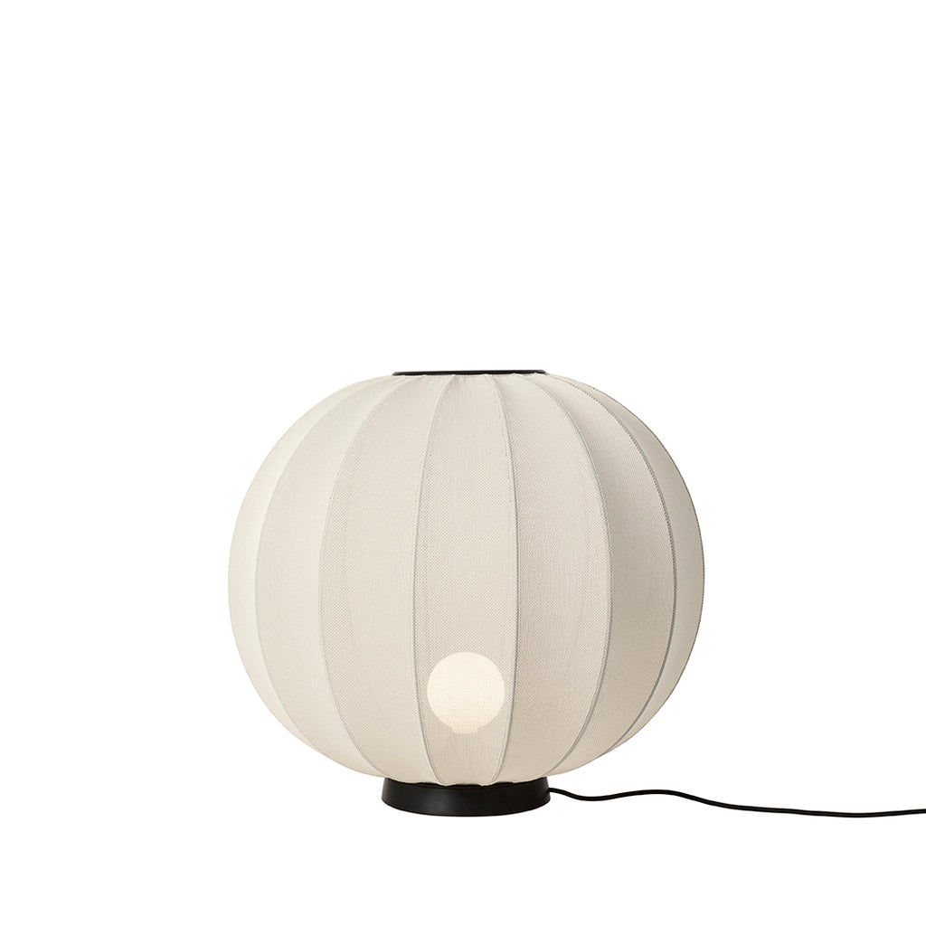 Knit-Wit 60 Round Floor Level, Pearl White