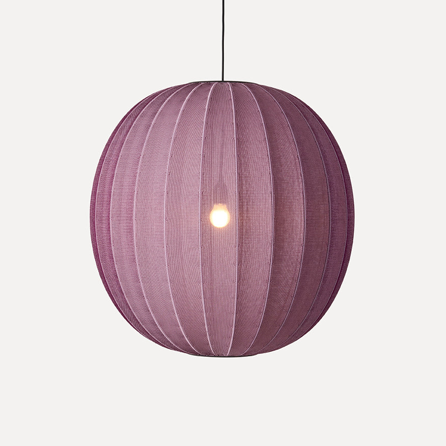 Knit-Wit 75 Round Pendant, Burgundy