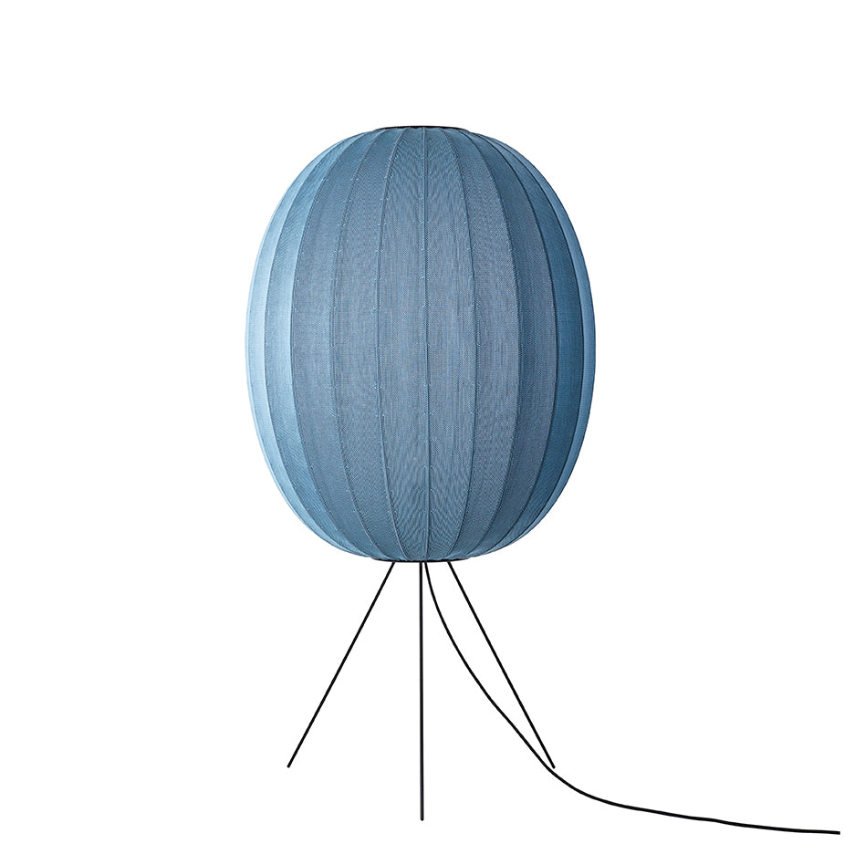 Knit-Wit 65 High Oval Floor Medium, Blue Stone