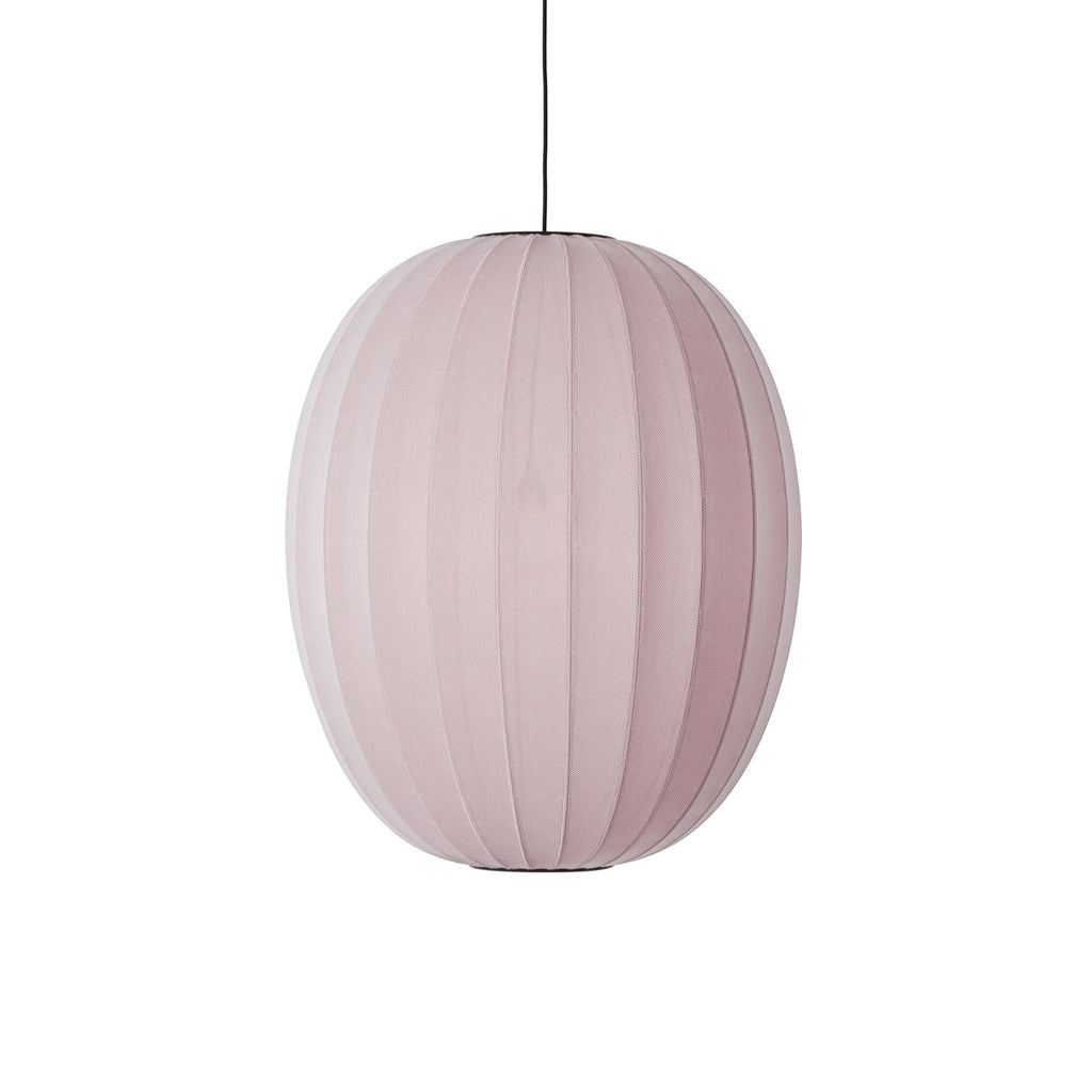 Knit-Wit 65 High Oval Pendant, Light Pink