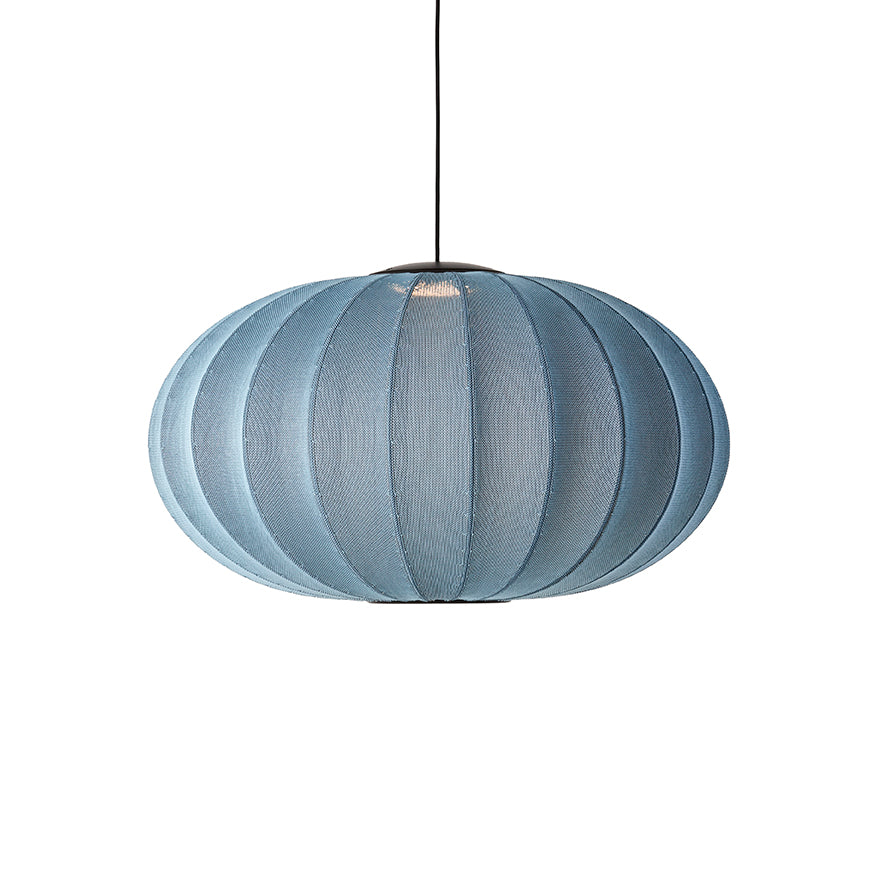 Knit-Wit 76 Oval Pendant LED, Blue Stone