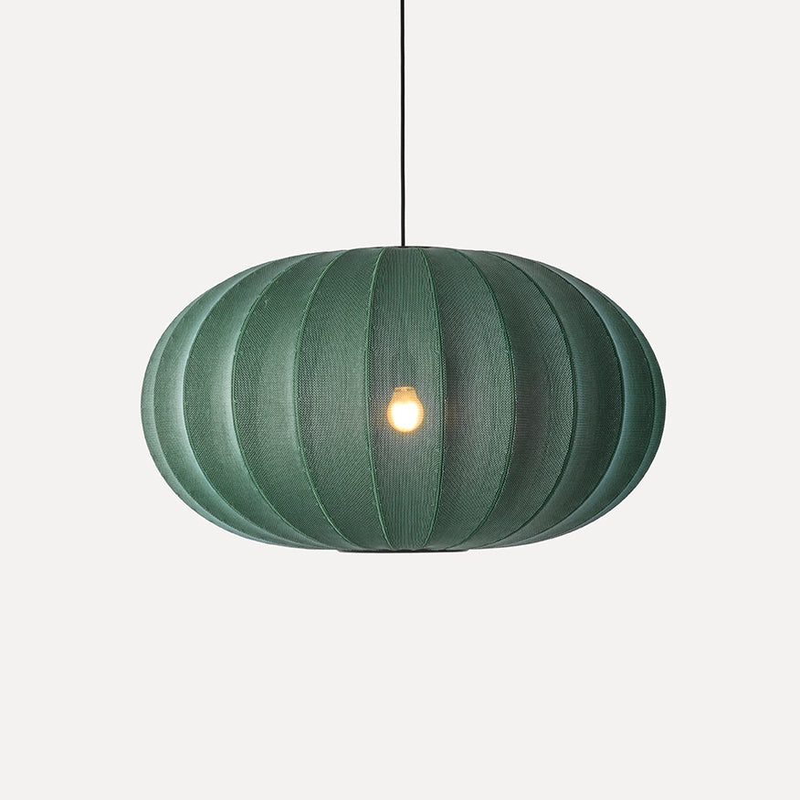 Knit-Wit 76 Oval Pendant, Tweed Green