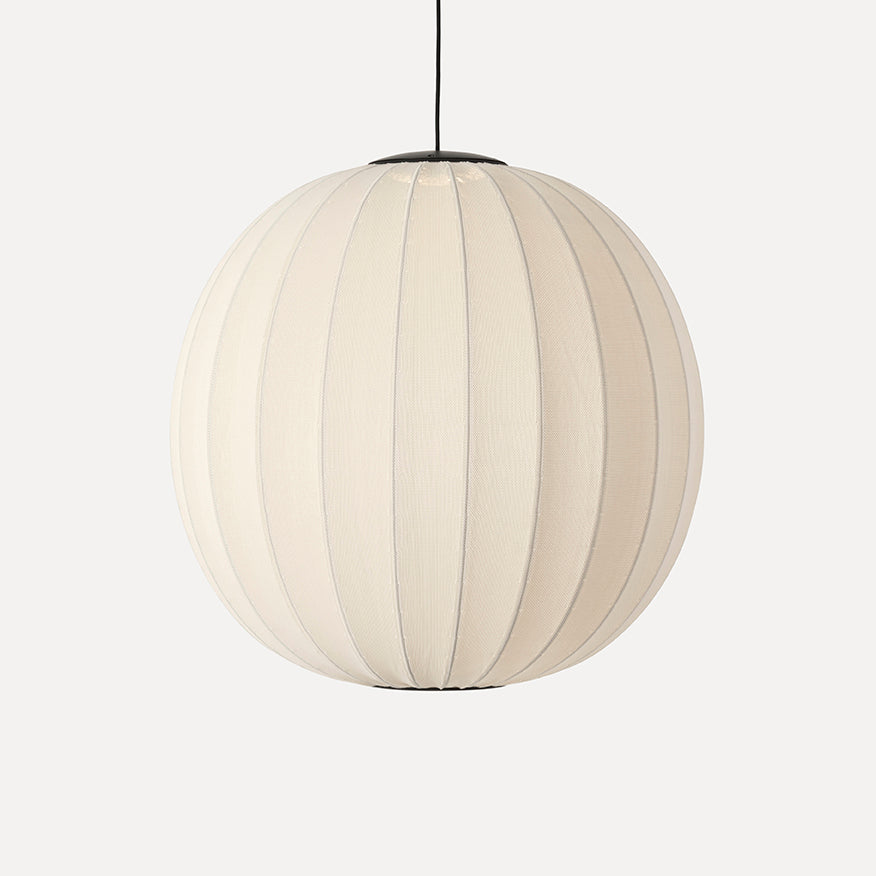 Knit-Wit 75 Round Pendant LED, Pearl White