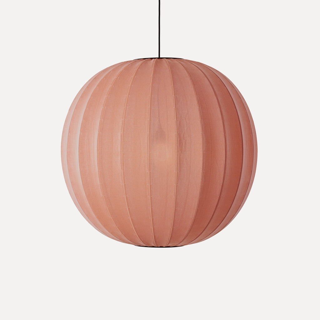 Knit-Wit 75 Round Pendant, Coral