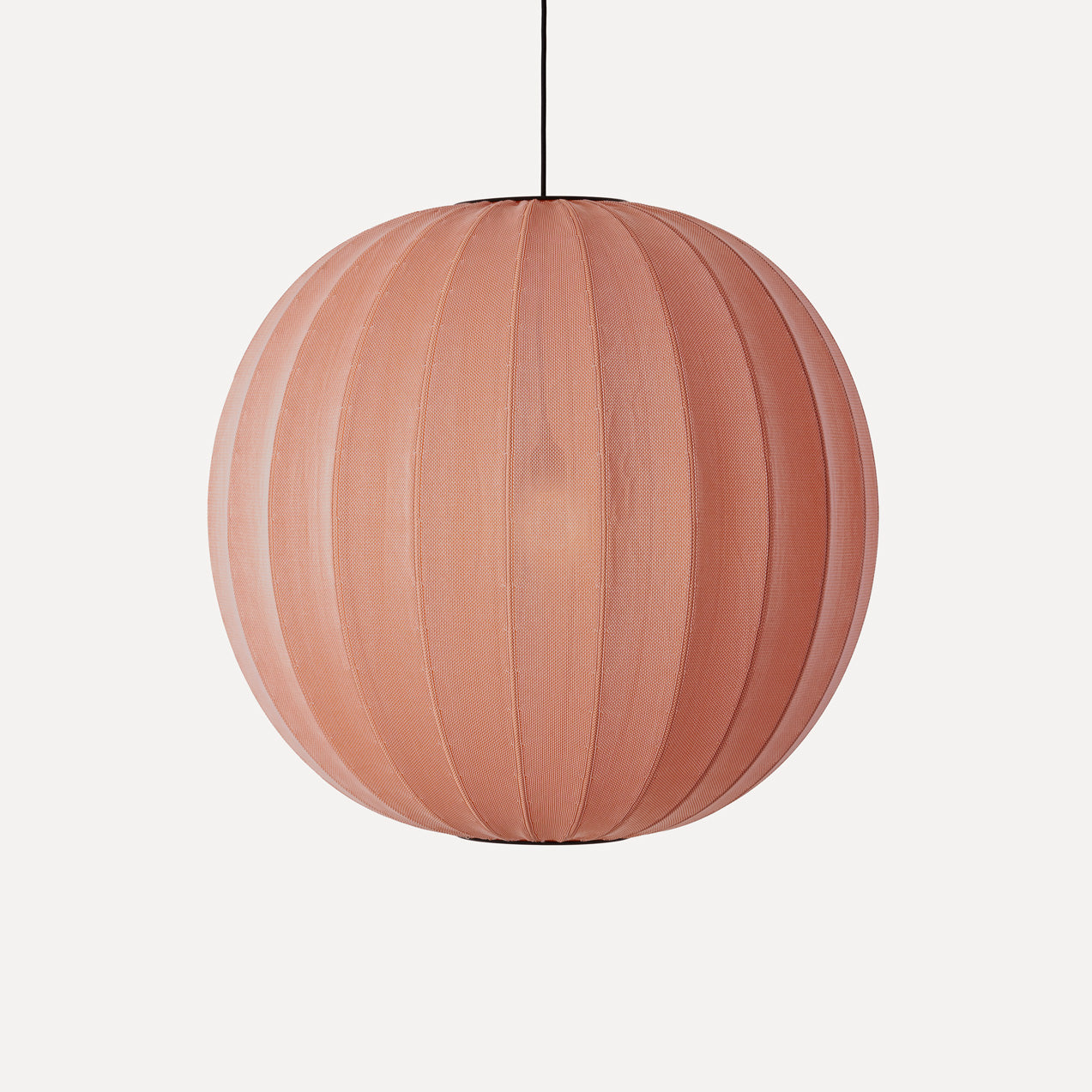 Knit-Wit 75 Round Pendant, Coral