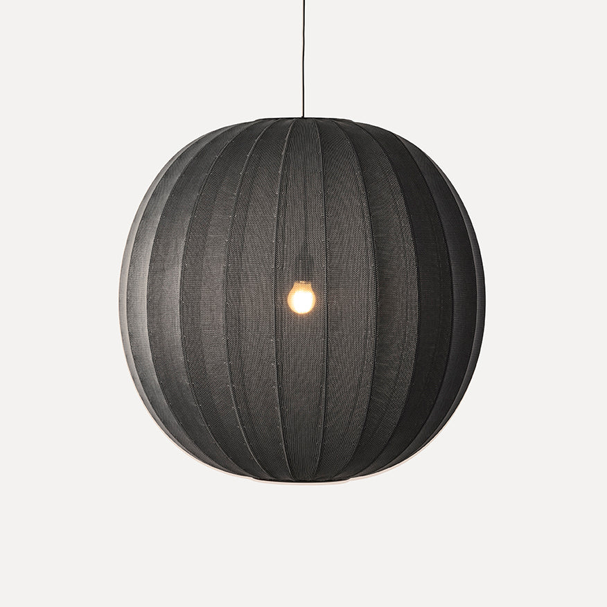 Knit-Wit 75 Round Pendant, Black