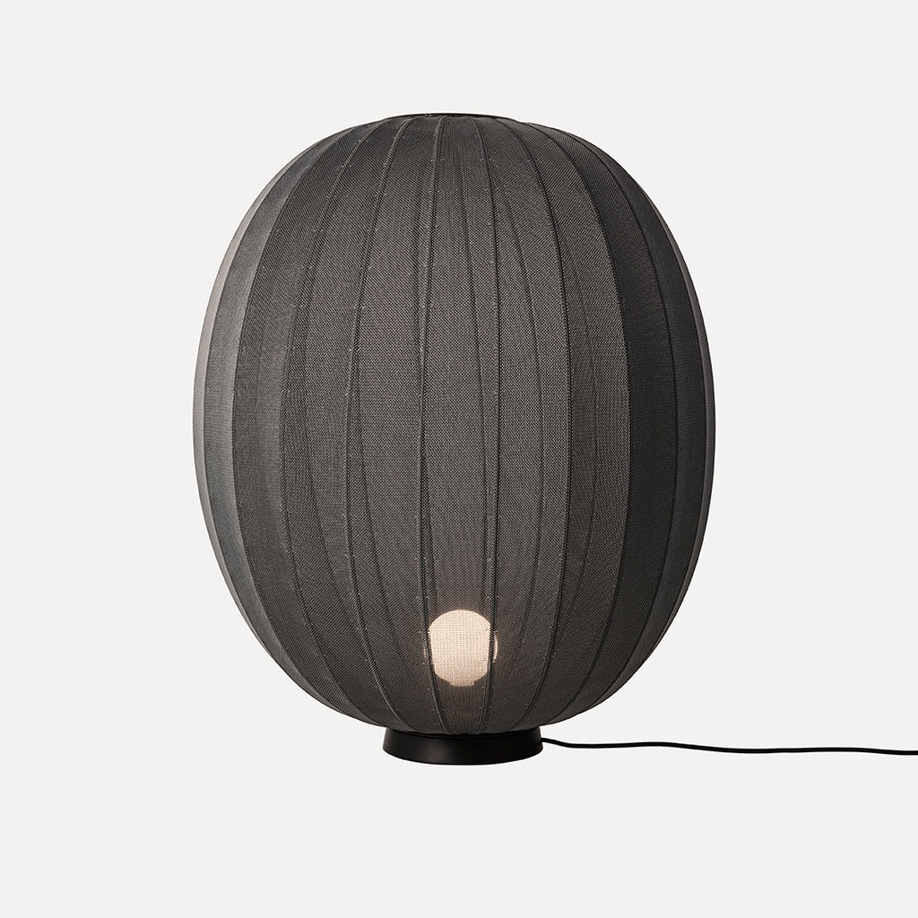 Knit-Wit 65 High Oval Floor Level, Black