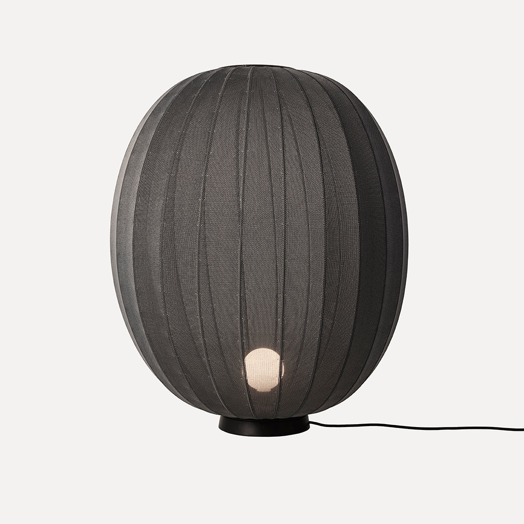 Knit-Wit 65 High Oval Floor Level, Black