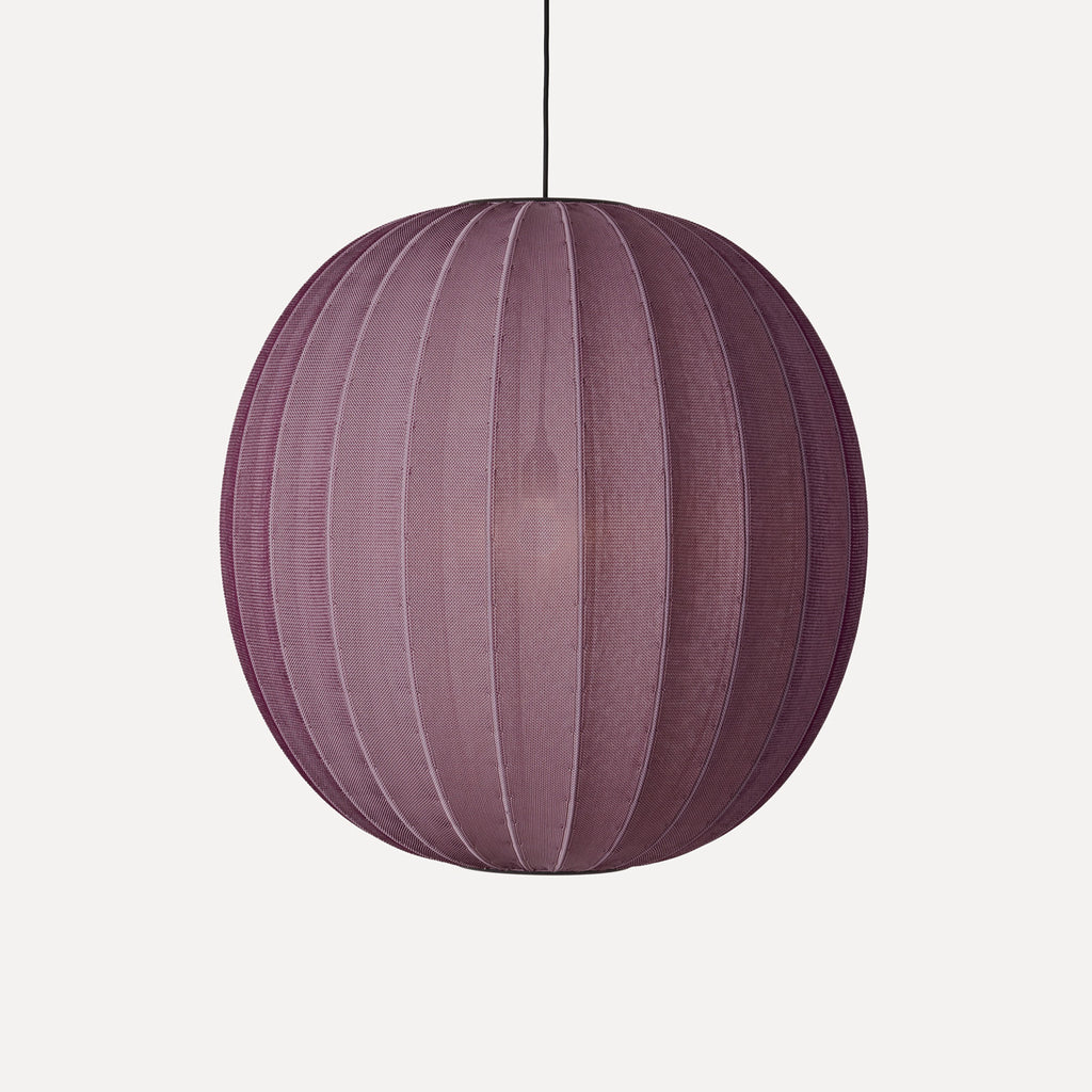 Knit-Wit 75 Round Pendant, Burgundy