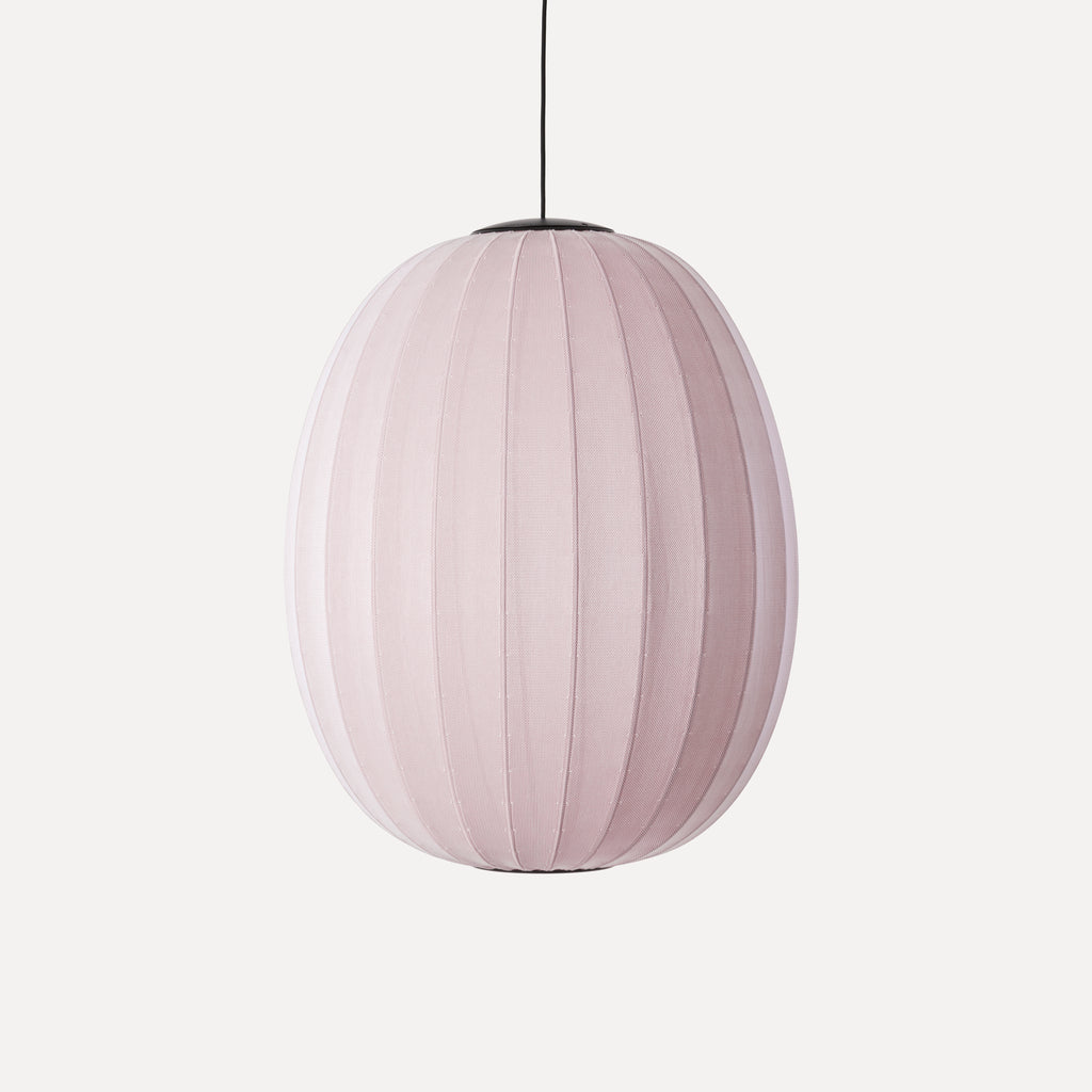 Knit-Wit 65 High Oval Pendant LED, Light Pink