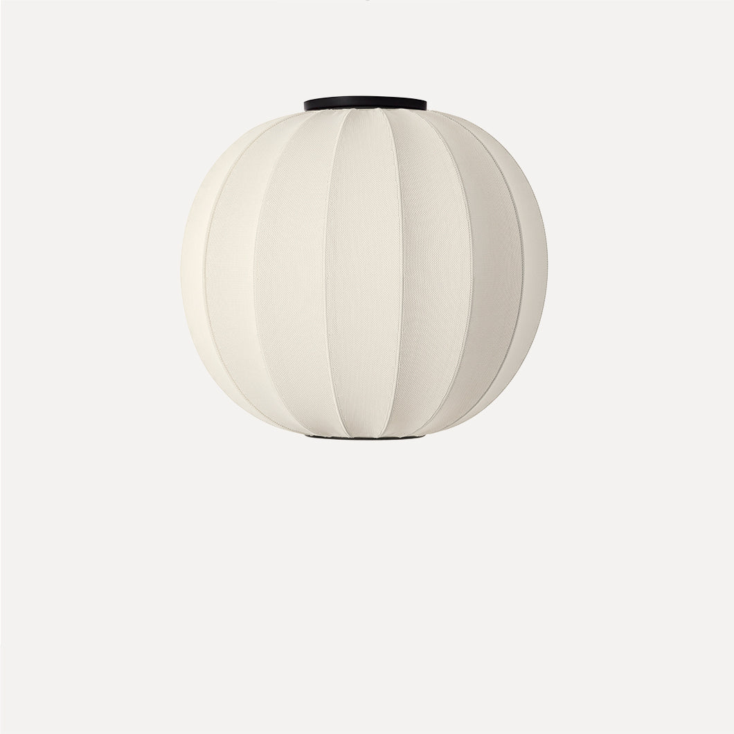 Knit-Wit 60 Round Ceiling, Pearl White