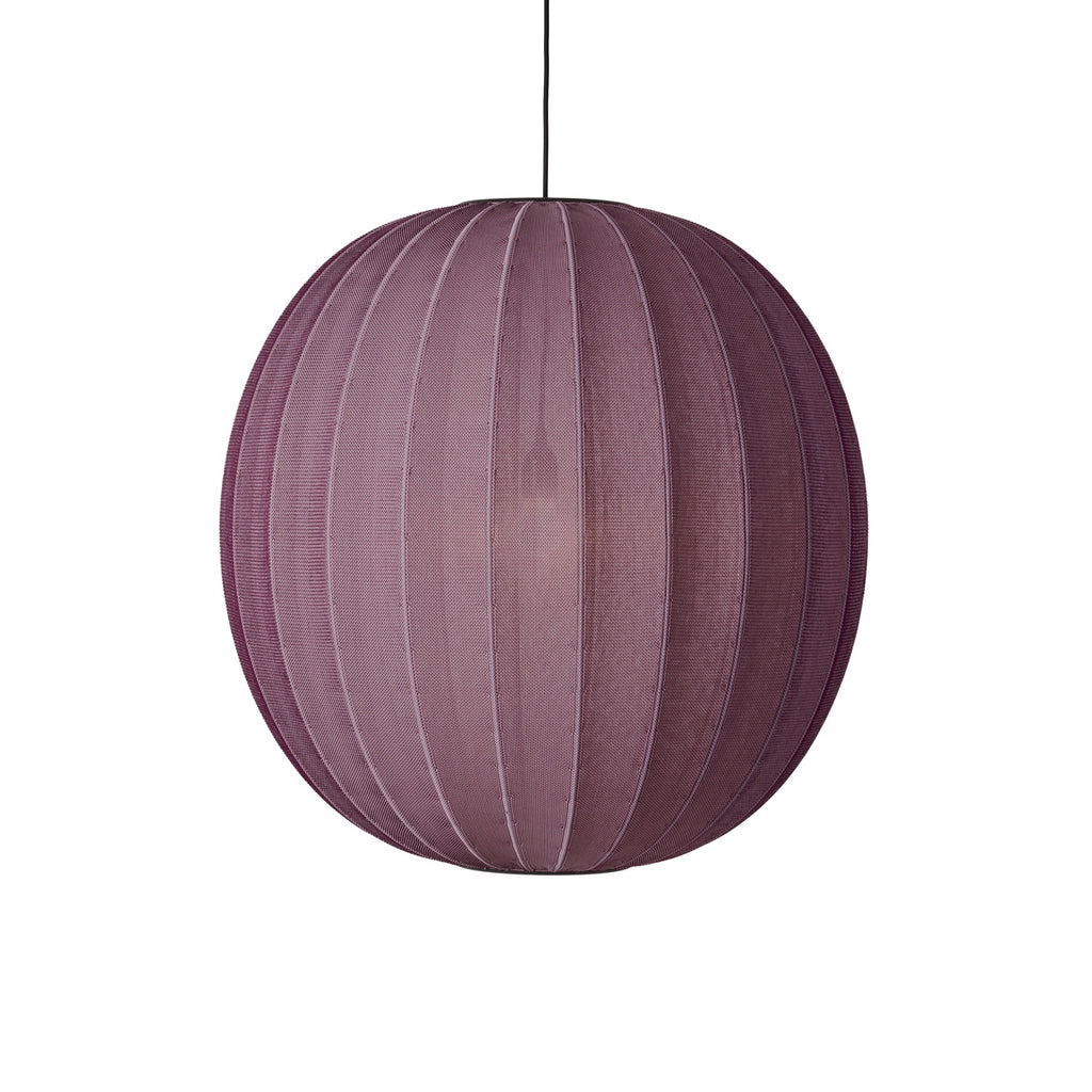 Knit-Wit 75 Round Pendant, Burgundy