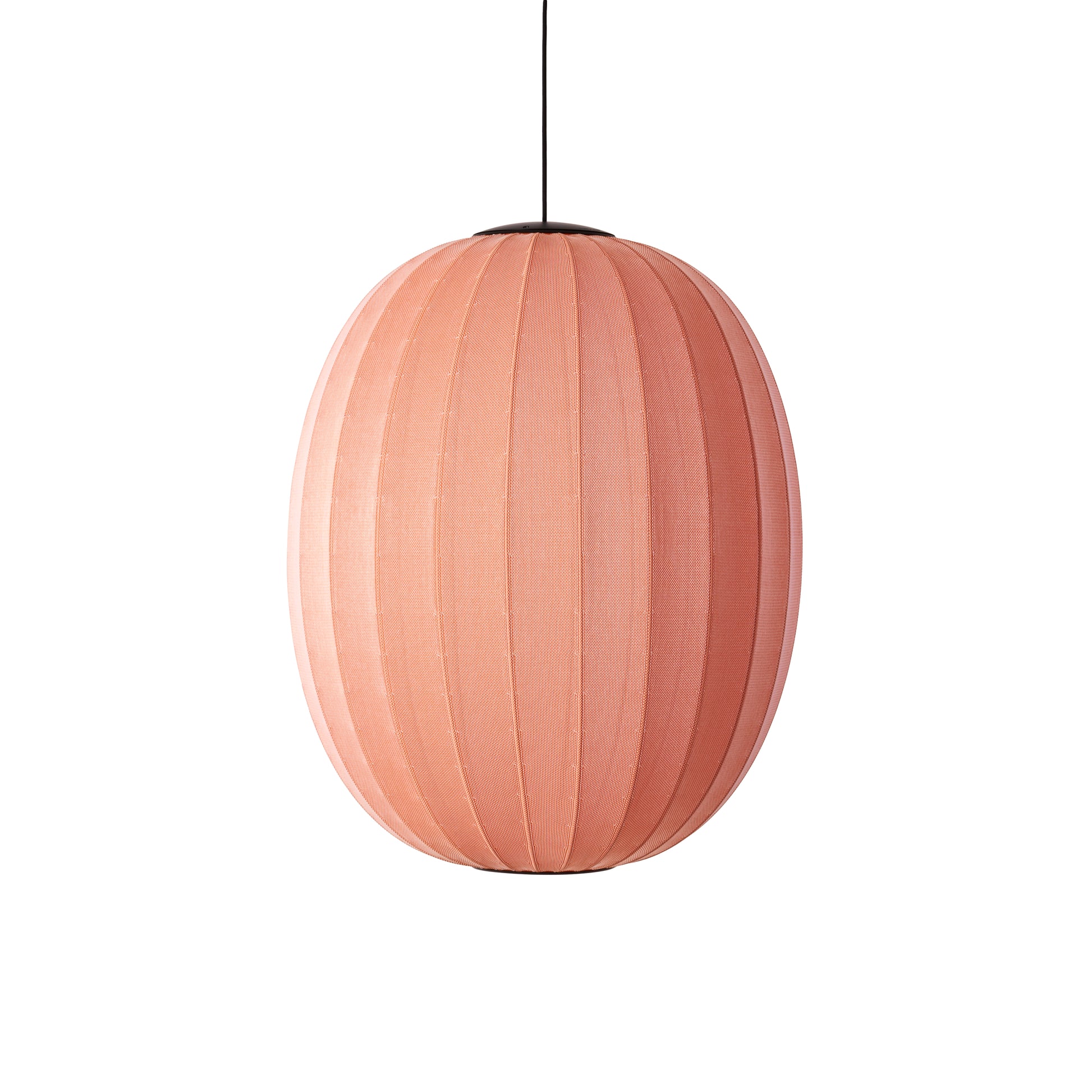 Knit-Wit 65 High Oval Pendant LED, Coral