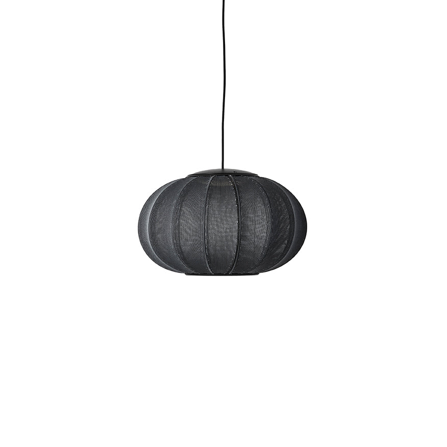 Knit-Wit 45 Oval Pendant LED, Black