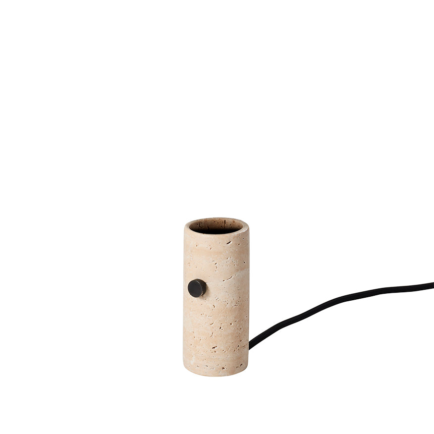 Core Pendant/Table, Creme Travertine