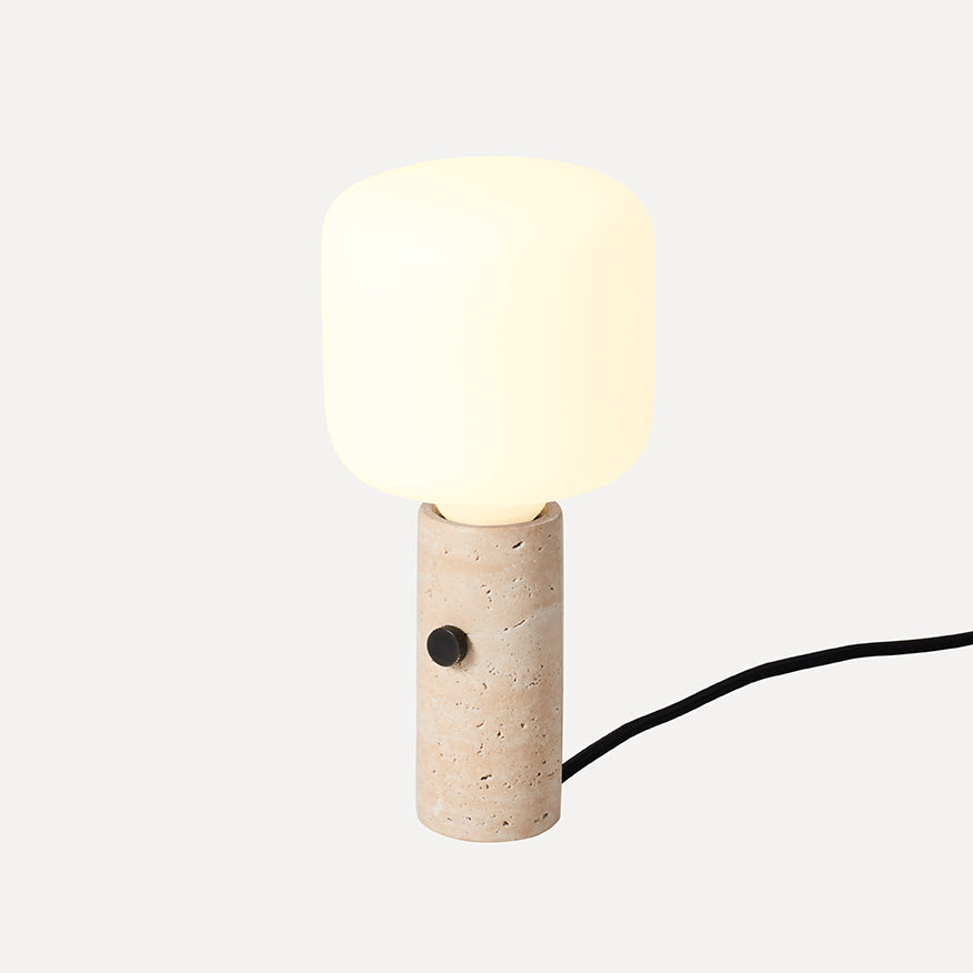 Core Pendant/Table, Creme Travertine