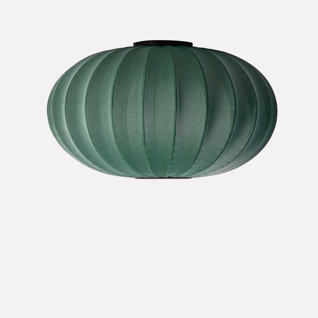 Knit-Wit 76 Oval Ceiling/Wall, Tweed Green