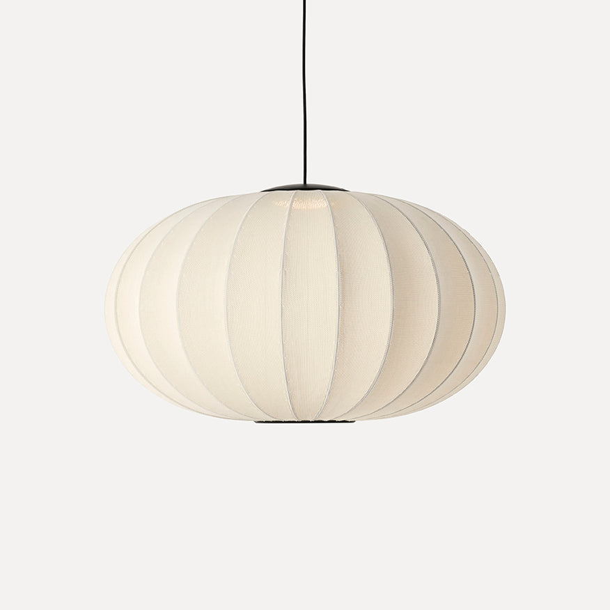 Knit-Wit 76 Oval Pendant LED, Pearl White