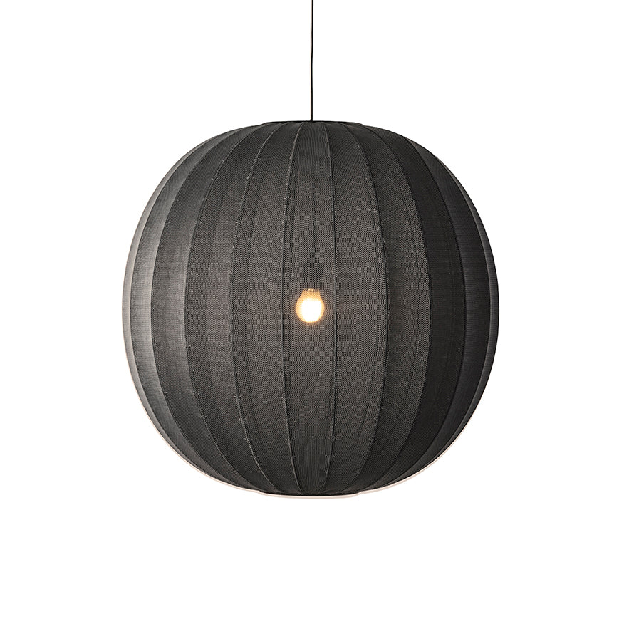Knit-Wit 75 Round Pendant, Black