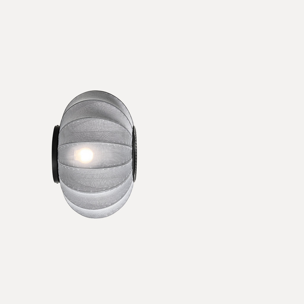 Knit-Wit 45 Oval Ceiling/Wall, Silver