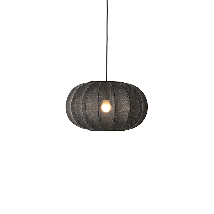 Knit-Wit 45 Oval Pendant, Black