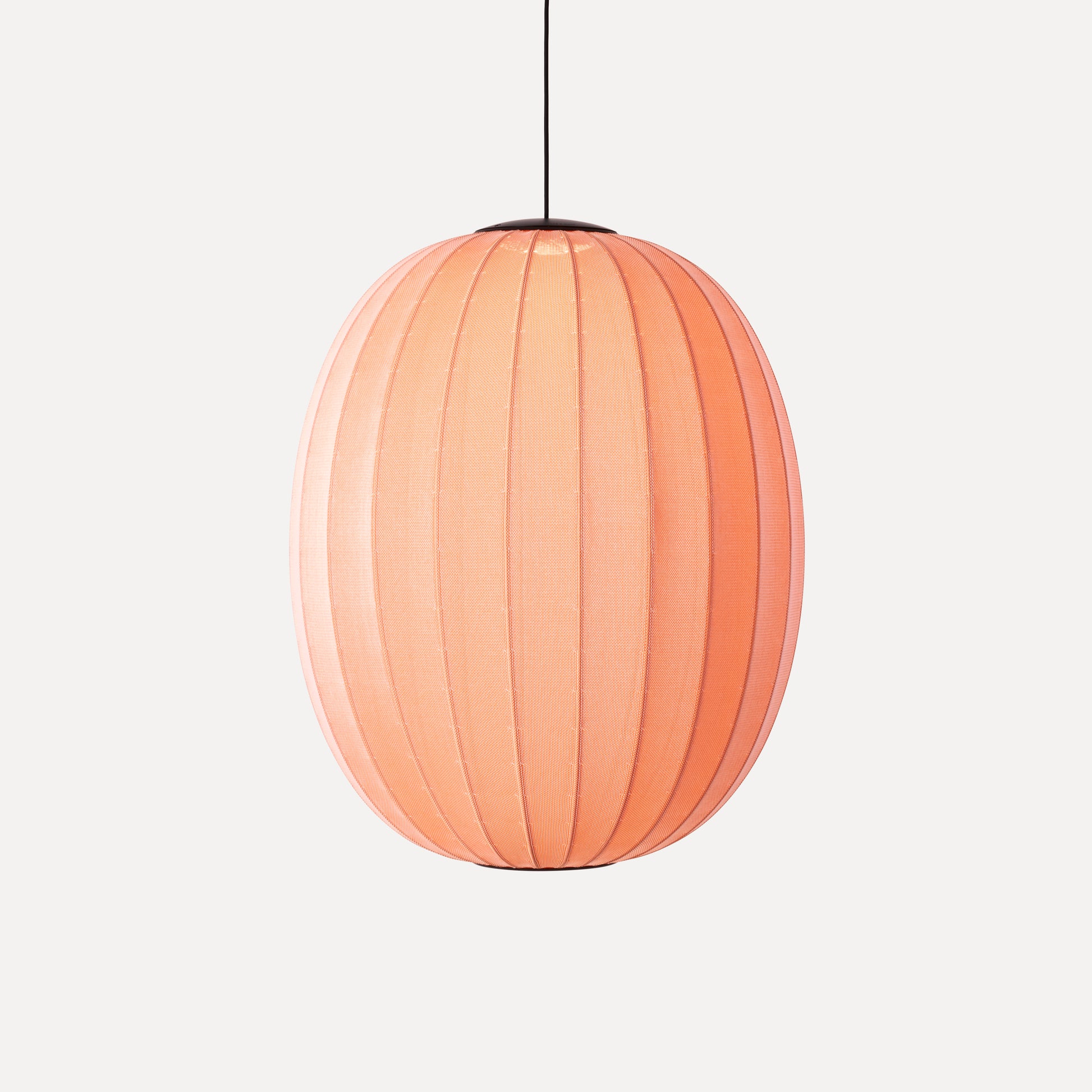 Knit-Wit 65 High Oval Pendant LED, Coral