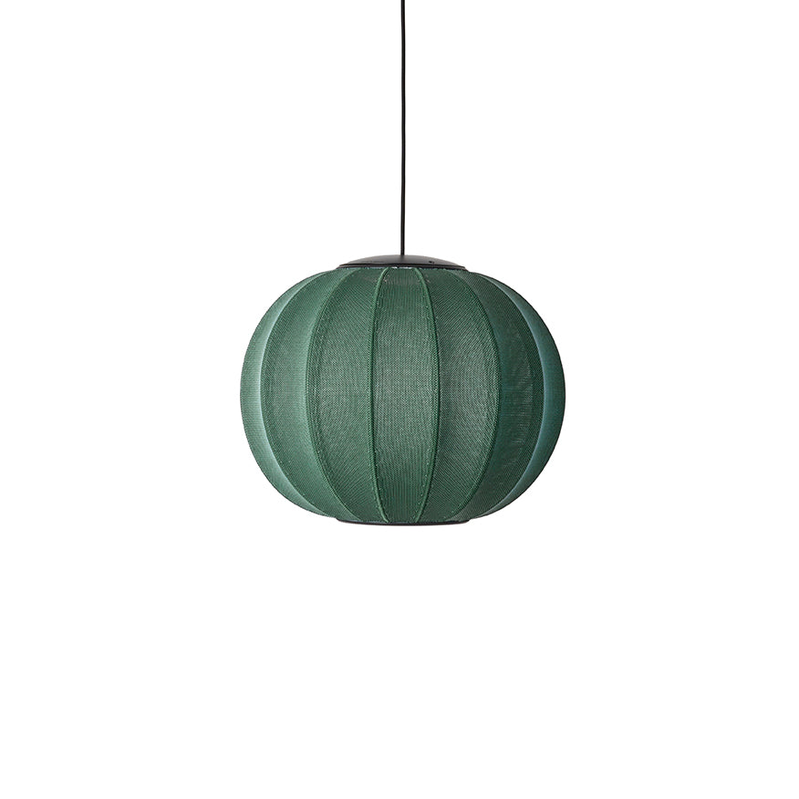 Knit-Wit 45 Round Pendant LED, Tweed Green